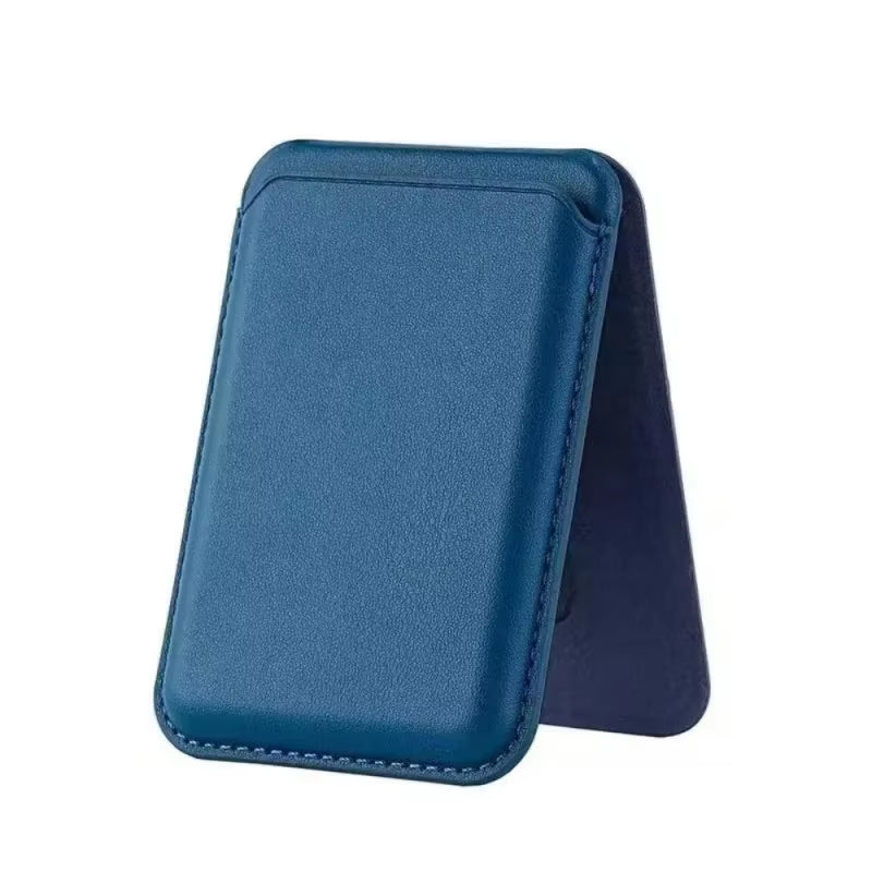 Strong Magnetic Leather Wallet with Hide Stand Case for Magsafe for Iphone 15PM 14 13 Pro Max Mag Safe Card Holder Pocket Cover