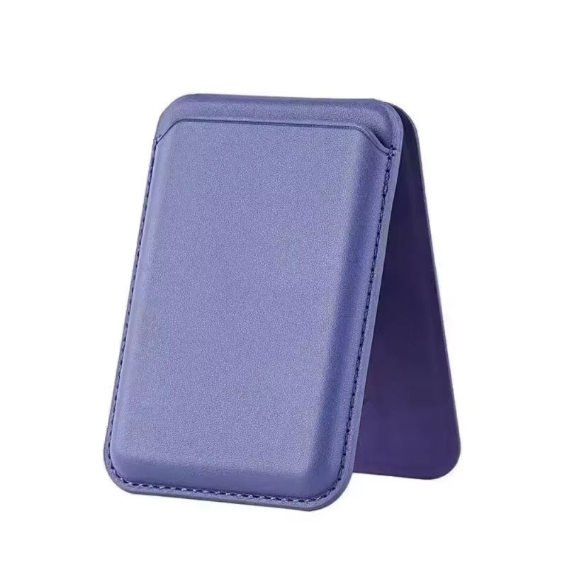 Strong Magnetic Leather Wallet with Hide Stand Case for Magsafe for Iphone 15PM 14 13 Pro Max Mag Safe Card Holder Pocket Cover